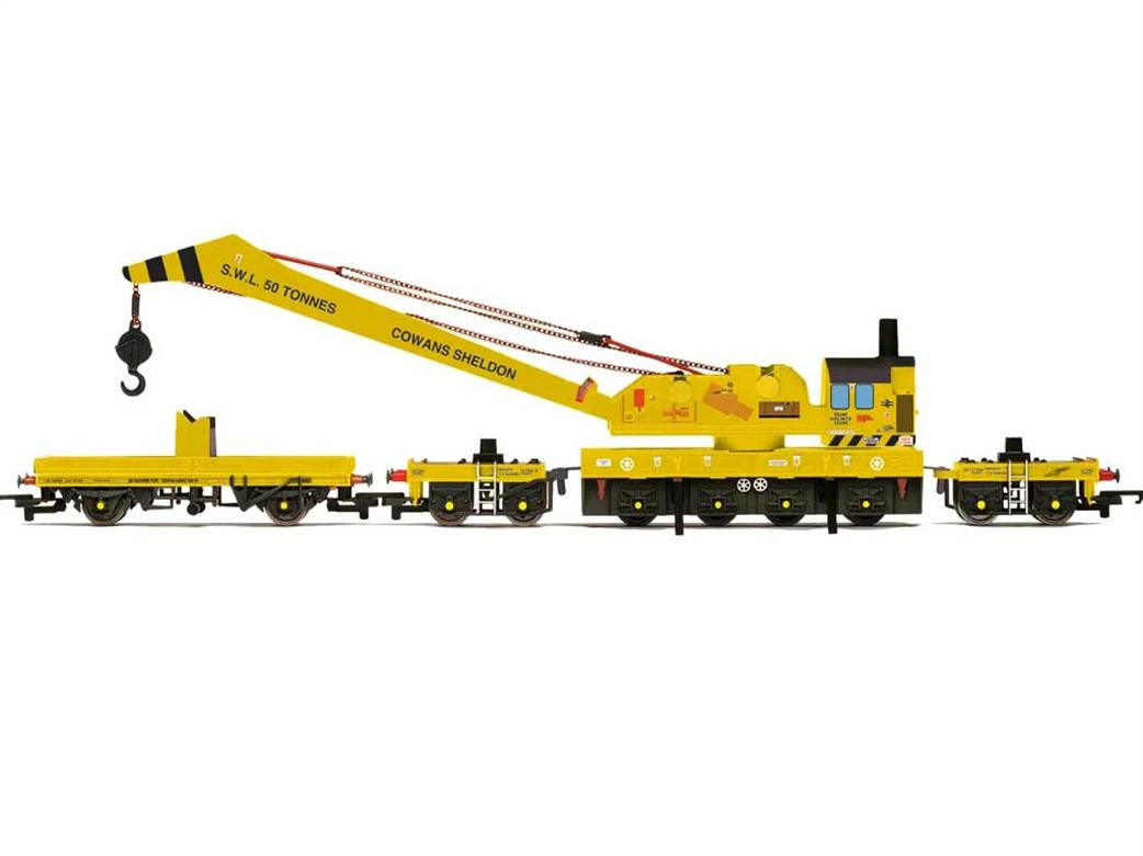 Hornby R60123 BR Operating 75ton Breakdown Crane Yellow One:One Collection OO