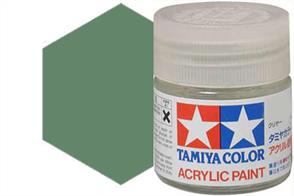 Tamiya XF-5 matt green, acrylic paint suitable for brush or spray painting.