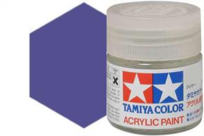 Tamiya X-16 gloss purple, acrylic paint suitable for brush or spray painting.