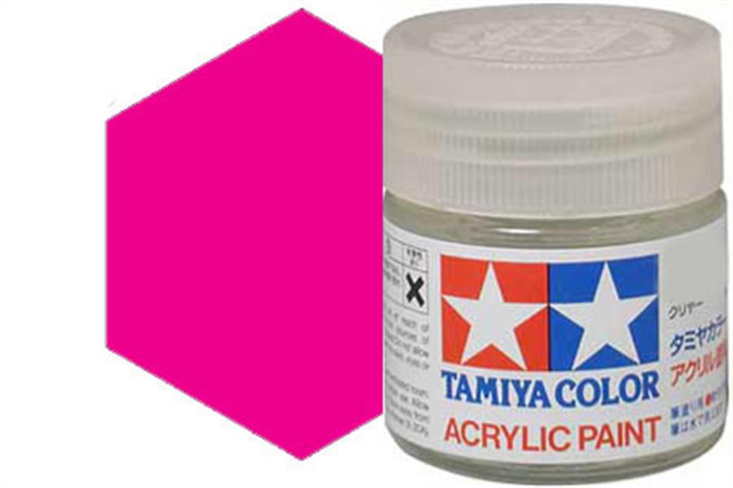 Tamiya  X-27 X27 Mini Acrylic Paint Clear Red 10ml