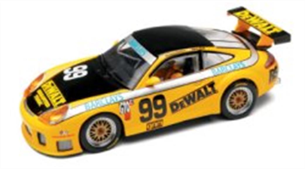 Scalextric 1/32 C2481 Porsche 911 GT3R DeWalt Slot Car Model