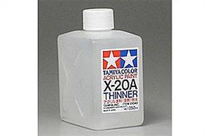 These Tamiya Acrylic Paints are made from water-soluble acrylic resins and are excellent for either spray or brush painting. The paints can be used on styrofoam, wood, plus model plastics covering well and flowing smoothly with no blushing or fading