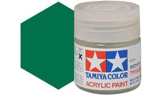 Tamiya X-5 gloss green, acrylic paint suitable for brush or spray painting.
