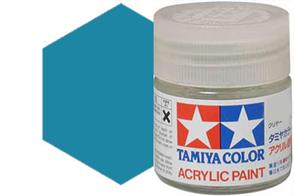 Tamiya XF-50 matt field blue, acrylic paint suitable for brush or spray painting.