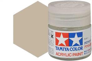 Tamiya XF-55 matt deck tan, acrylic paint suitable for brush or spray painting.