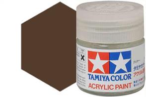 Tamiya XF-64 matt red brown, acrylic paint suitable for brush or spray painting.