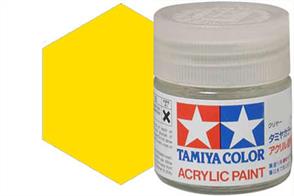 Tamiya XF-3 matt yellow, acrylic paint suitable for brush or spray painting.