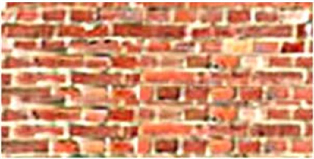 ID Backscenes BM08C Light Old Red Brick Self-Adhesive Brick Paper Sheets OO