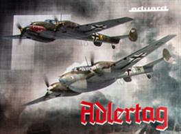 Limited edition kit of German WWII heavy fighter Bf 110C/D in 1/48 scale. Focused on machines from Battle of Britain campaign.