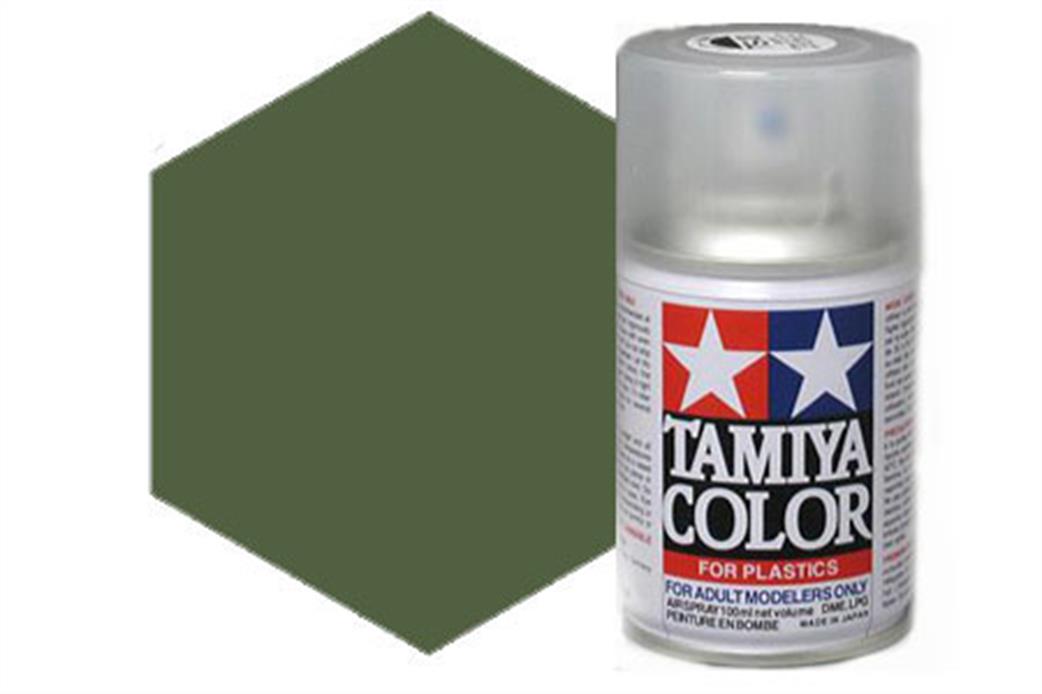 Tamiya  TS-5 TS5 Olive Drab Synthetic Lacquer Spray Paint 100ml