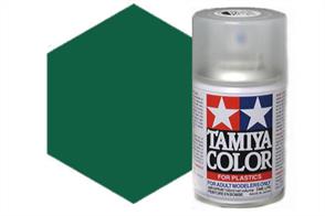 Tamiya TS9 British Green Synthetic Lacquer Spray Paint 100ml TS-9These cans of spray paint are extremely useful for painting large surfaces, the paint is a synthetic lacquer that cures in a short period of time. Each can contains 100ml of paint, which is enough to fully cover 2 or 3, 1/24 scale sized car bodies.