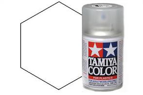 Tamiya TS13 Clear Synthetic Lacquer Spray Paint 100ml TS-13These cans of spray paint are extremely useful for painting large surfaces, the paint is a synthetic lacquer that cures in a short period of time. Each can contains 100ml of paint, which is enough to fully cover 2 or 3, 1/24 scale sized car bodies.