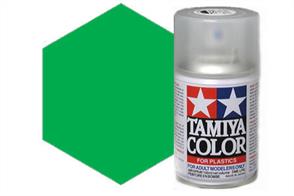 Tamiya TS20 Met. Green Synthetic Lacquer Spray Paint 100ml TS-20These cans of spray paint are extremely useful for painting large surfaces, the paint is a synthetic lacquer that cures in a short period of time. Each can contains 100ml of paint, which is enough to fully cover 2 or 3, 1/24 scale sized car bodies.