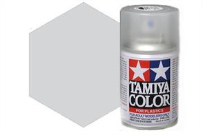 Tamiya TS30 Silver Leaf Synthetic Lacquer Spray Paint 100ml TS-30These cans of spray paint are extremely useful for painting large surfaces, the paint is a synthetic lacquer that cures in a short period of time. Each can contains 100ml of paint, which is enough to fully cover 2 or 3, 1/24 scale sized car bodies.