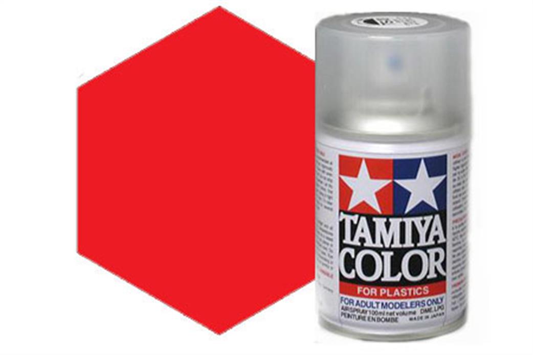 Tamiya  TS-36 TS36 Fluorescent Red Synthetic Lacquer Spray Paint 100ml