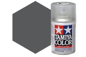 Tamiya TS38 Gun Metal Synthetic Lacquer Spray Paint 100ml TS-38These cans of spray paint are extremely useful for painting large surfaces, the paint is a synthetic lacquer that cures in a short period of time. Each can contains 100ml of paint, which is enough to fully cover 2 or 3, 1/24 scale sized car bodies.