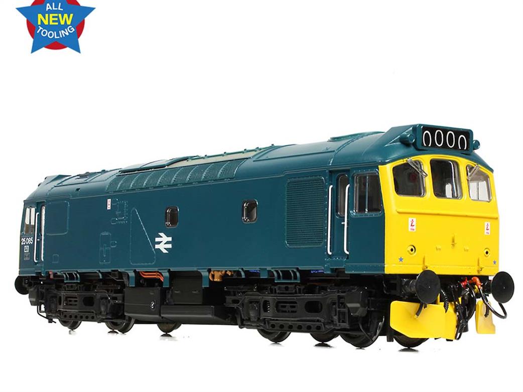 Bachmann OO 32-344 BR 25085 Class 25/2 Diesel Locmomotive Rail Blue
