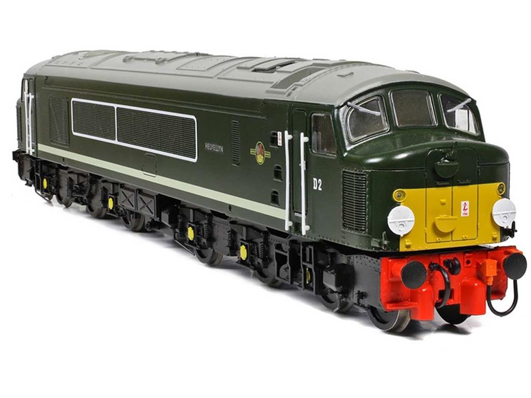 Bachmann OO 32-653 BR D2 Helvellyn Derby Type 4 Class 44 Diesel Locomotive Green Small Warning Panels