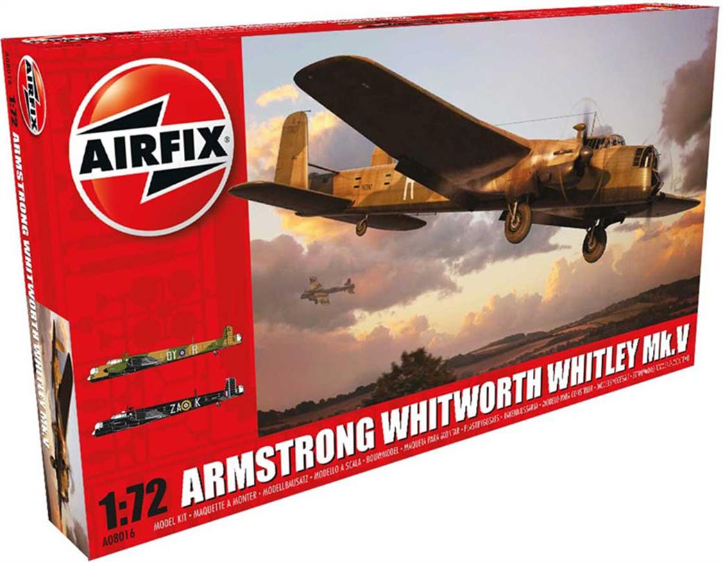 Airfix 1/72 A08016 Armstrong Whitworth Whitley Bomber Kit