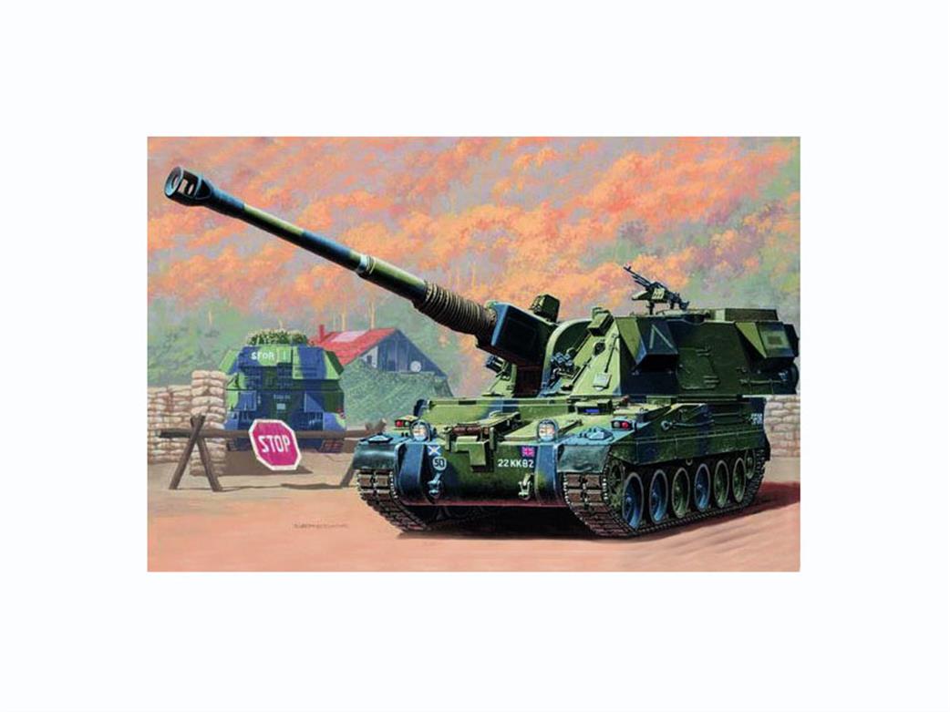 Trumpeter 1/35 00324 British 155mm AS-90 Self Propelled Howitzer Kit