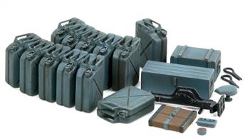 Tamiya 35315 1/35 Scale Jerry Can setGlue and paints are required to assemble and complete the model (not included)