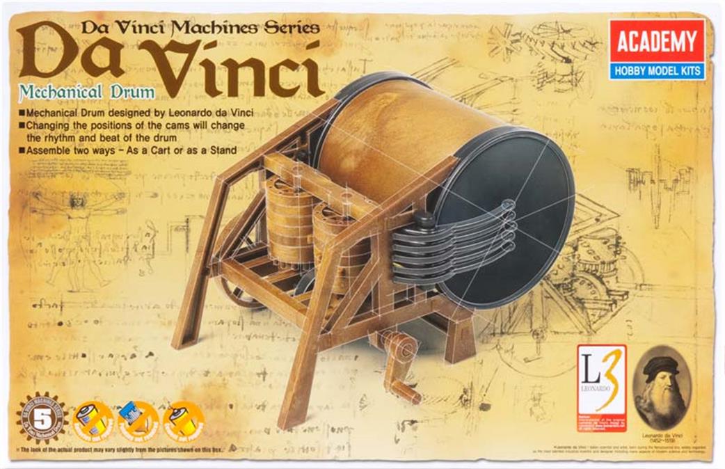 Academy  18138 Da Vinci Mechanical Drum