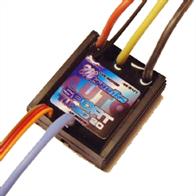 All R/C car Electronic Speed Controllers (ESCs) are suitable for all 1/10th, 1/12th &amp; 1/18th electric radio control cars, on &amp; off road.Auto Sport Tuned 20 turn motor limit &amp; motor short protection. Forwards, Brake &amp; Reverse.3.3KHz Drive frequency. Plug &amp; Play (No adjustment possible) 4.8 - 9.6v input. Upto 4500mAh operation. Built in failsafe. 