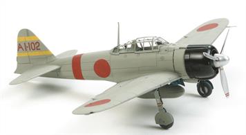 The Tamiya model assembly kit faithfully reproduces this historic warplane in 1/72 scale.