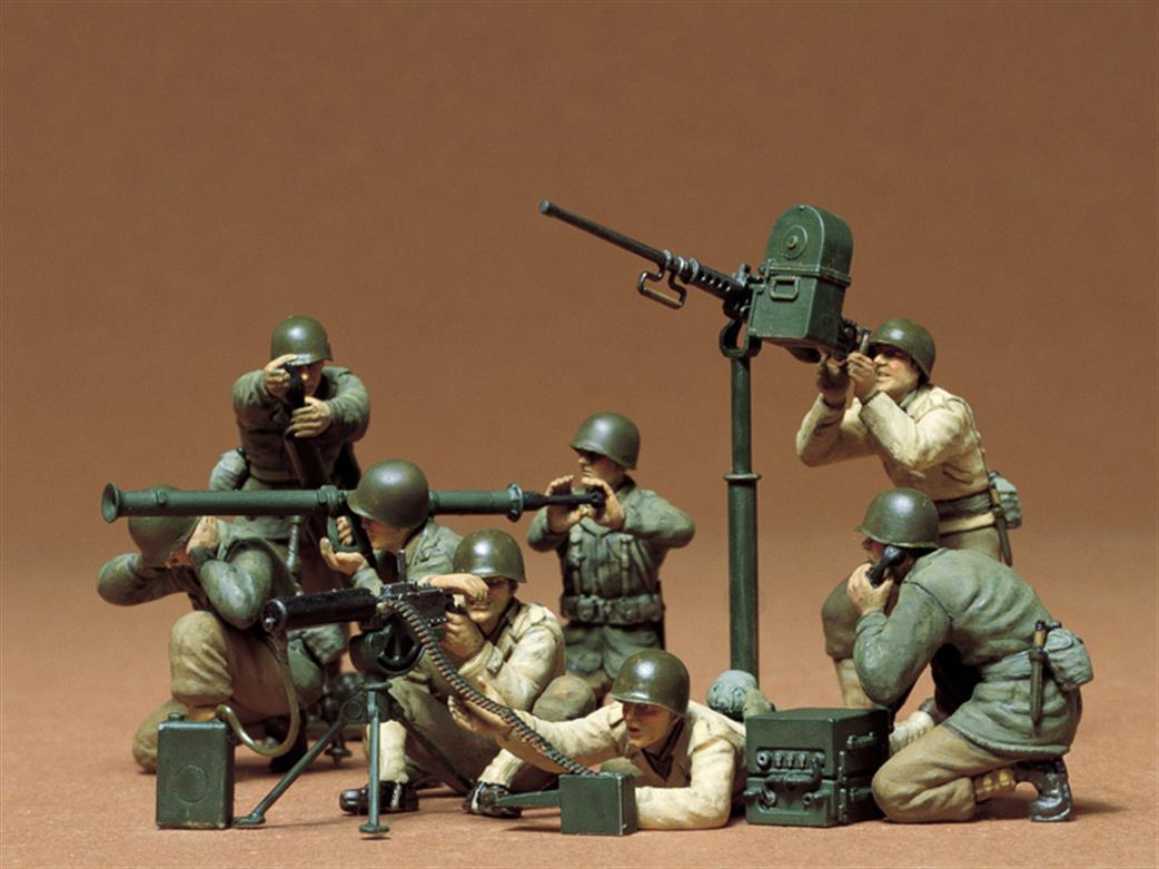 Tamiya 1/35 35086 U.S Gun and Mortar Team Figure Set