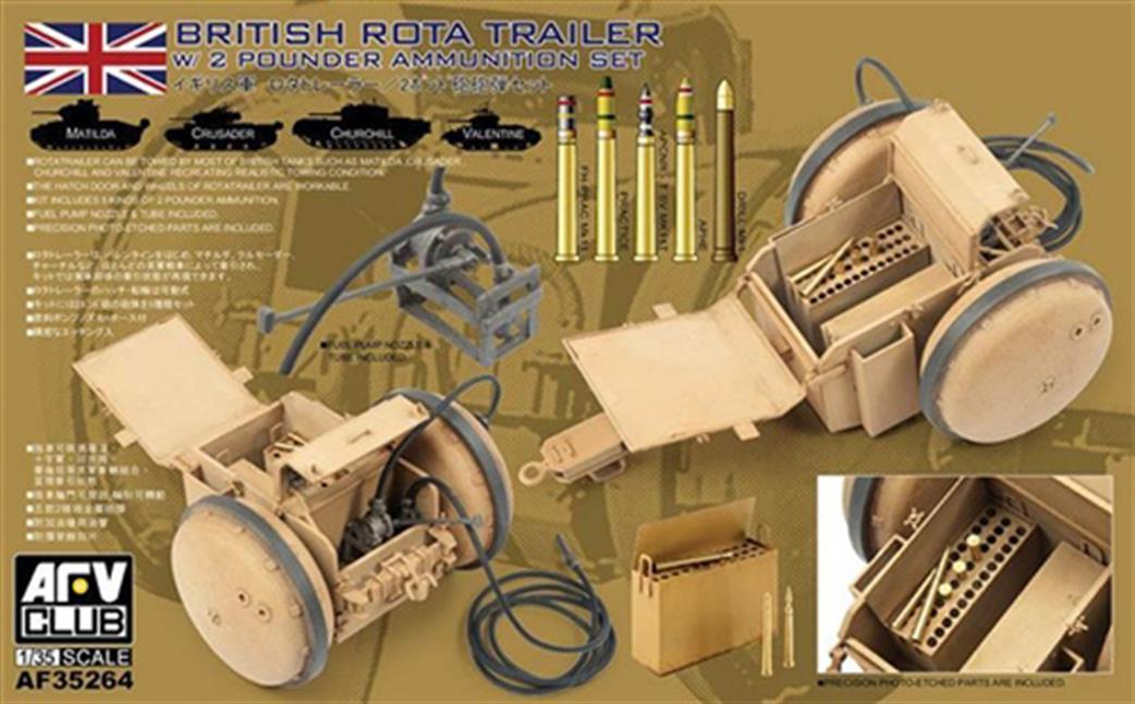 AFV Club 1/35 AF35264 British Rota Trailer Kit