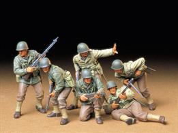Tamiya 1/35 U.S Army Assault Infantry Figure Set 35192U.S Army Assault Infantry 6 figure set.Glue and paints are required