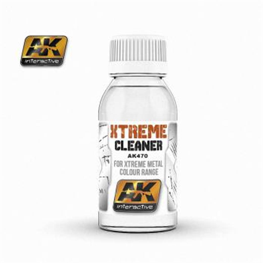 AK Interactive  AK470 Extreme Metal Paints Cleaner 100ml