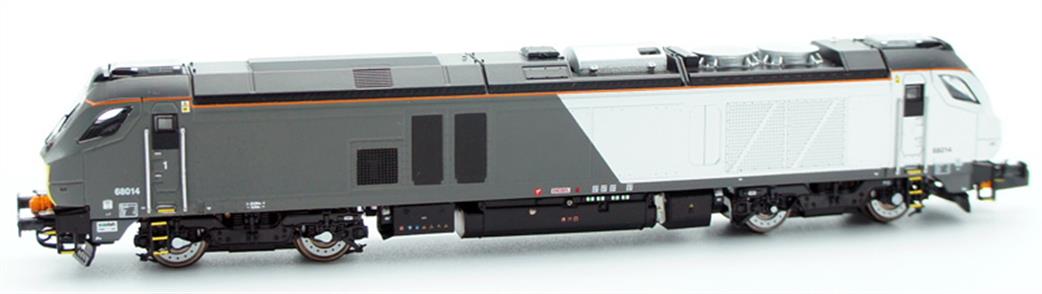 Dapol N 2D-022-004 Chiltern Trains 68014 DRS Class 68 Bo-Bo Diesel Locomotive Chiltern Livery
