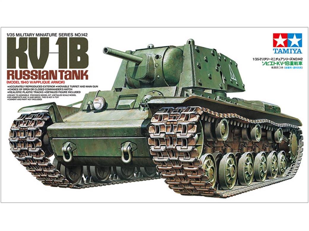 Tamiya 1/35 35142 KV-1B Russian Tank