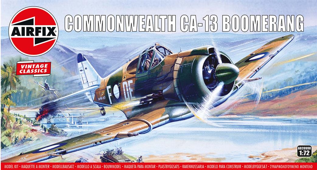 Airfix 1/72 A02099V Commonwealth CA-13 Boomerang Vintage Classics kit