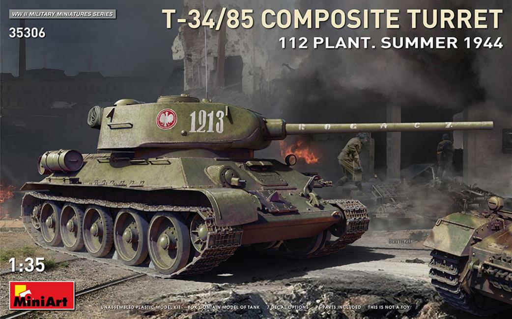 MiniArt 1/35 35306 T-34/85 Composite Turret Plant 112 Summer 1944
