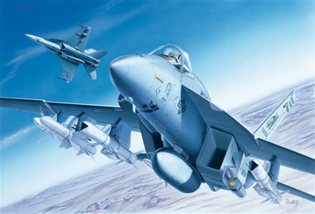 Italeri 1/72 083 USAF F/A-18E Super Hornet Navy Fighter Kit