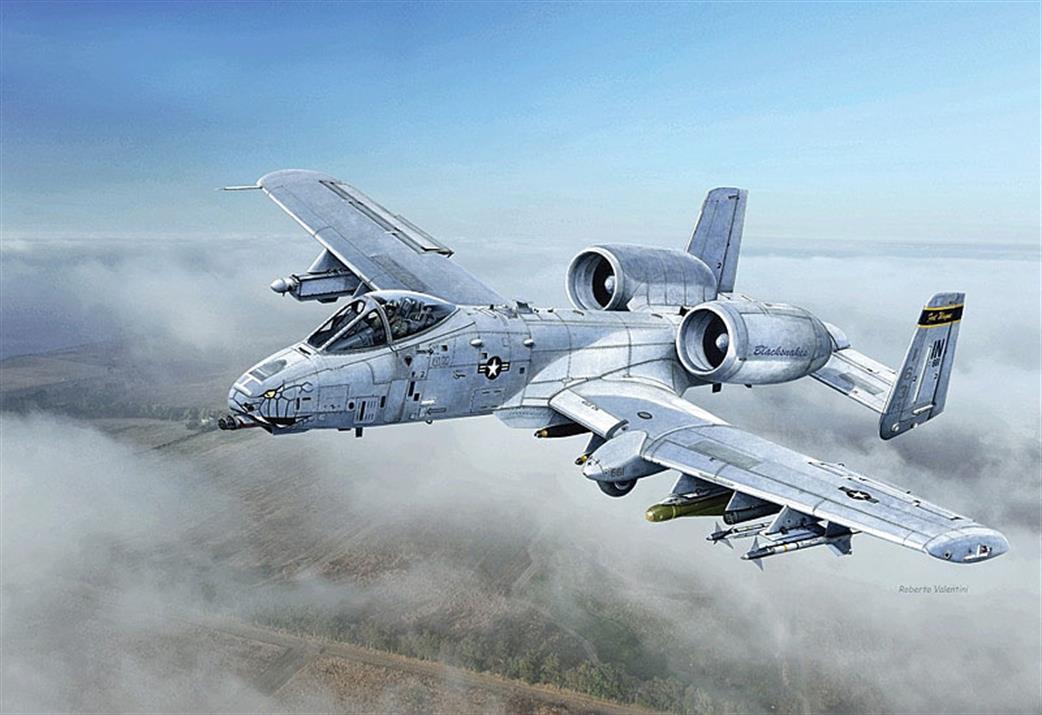 Italeri 1/48 2725 USAF A-10C Warthog Blacksnakes Ground Attack Aircraft