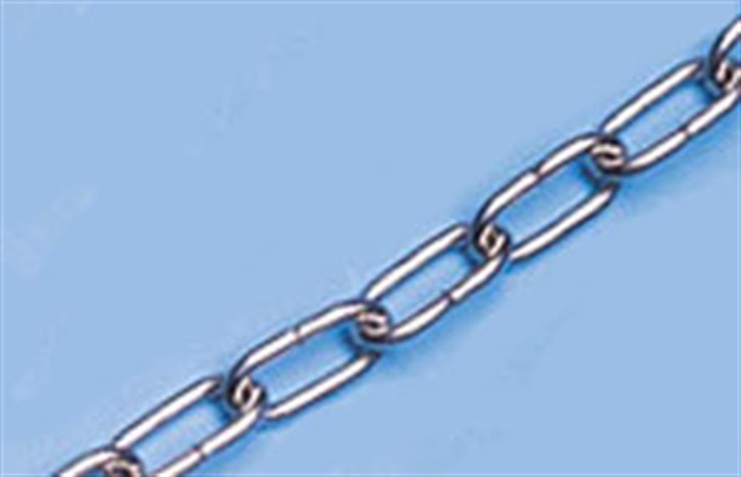 Expo  30011 Nickel Plated Chain 4 Links per Inch 1 Metre