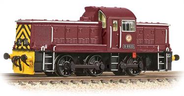 A detailed model of the BR western regions' small diesel hydraulic locomotive, the 0-6-0 class 14, nicknamed the Teddy Bear.These 650bhp locomotives were designed as replacements for the GWR pannier tanks, suitable for heavy shunting work but with a top speed of 40mph allowing their use on local and branchline goods trains.This detailed model weighs over 50 grammes to enhance the tractive effort and are fitted with NEM coupling pockets. An accessory pack is also supplied that allows alternative buffer beam details.