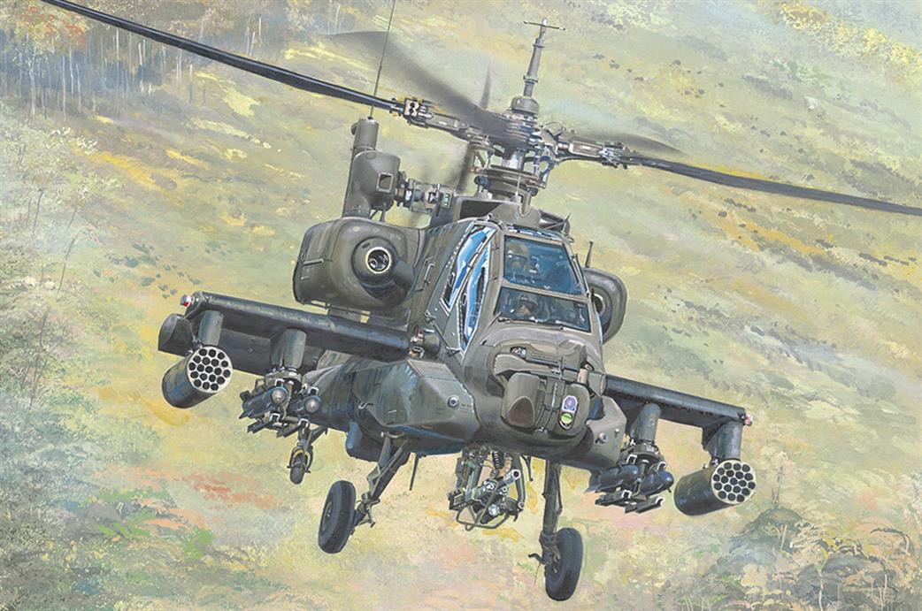 Trumpeter 1/35 05115 AH-64A Apache Helicopter Plastic Kit