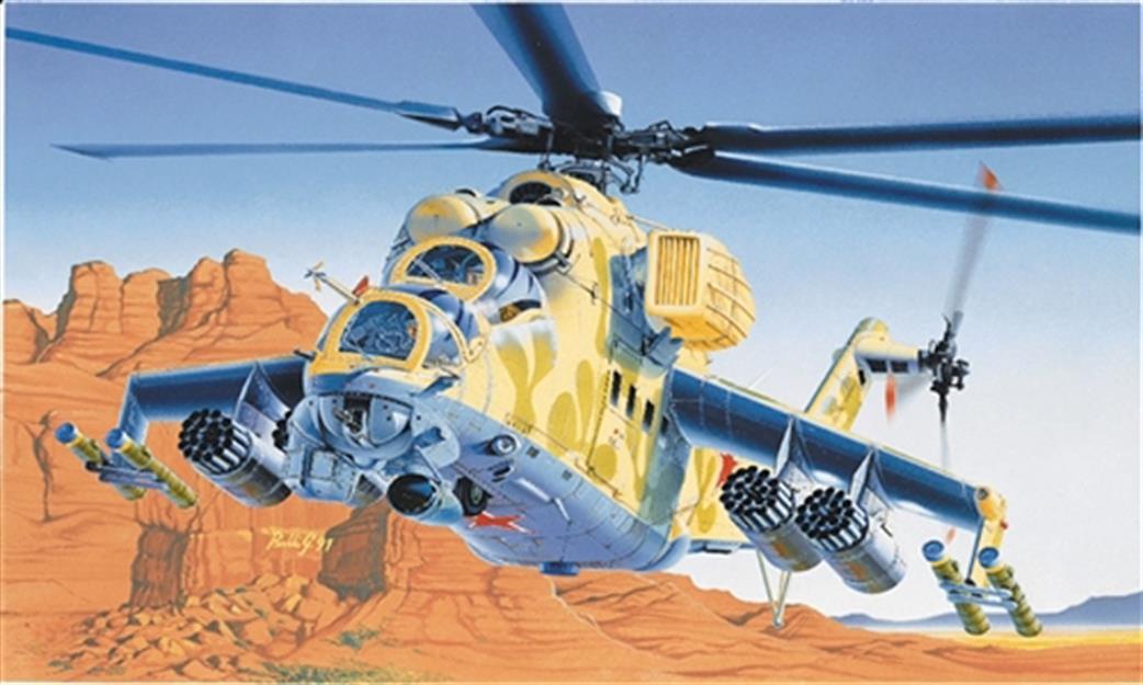Italeri 1/72 014 MIL-24 Hind D/E Helicopter Kit