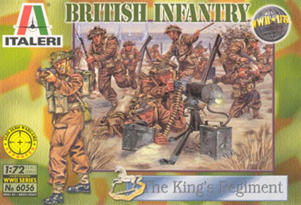 Italeri 1/72 6056 WWII British Infantry The Kings Regiment