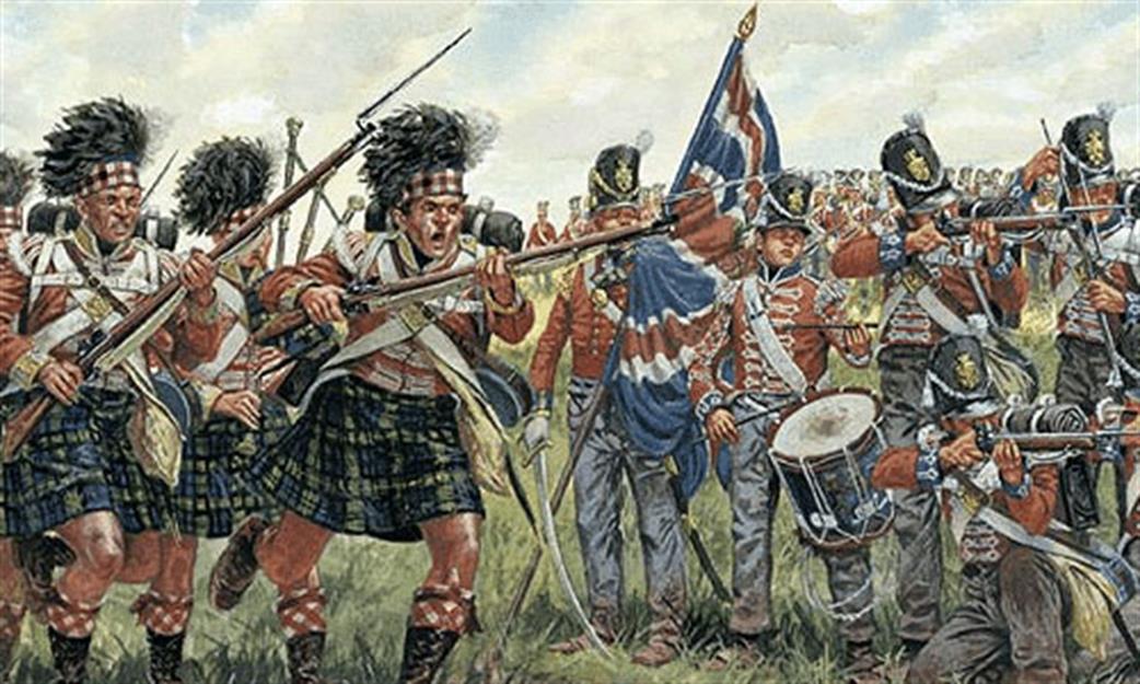 Italeri 6058 Napoleonic Wars British & Scots Infantry 1/72