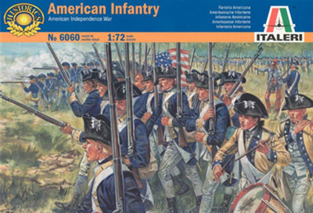 Italeri 1/72 6060 US Infantry American Independence Wars