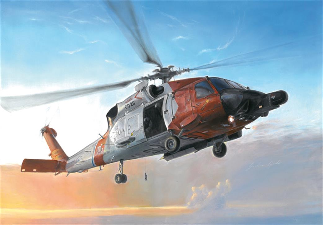 Italeri 1/48 2741 USCG HH-60J Jayhawk Helicopter Kit