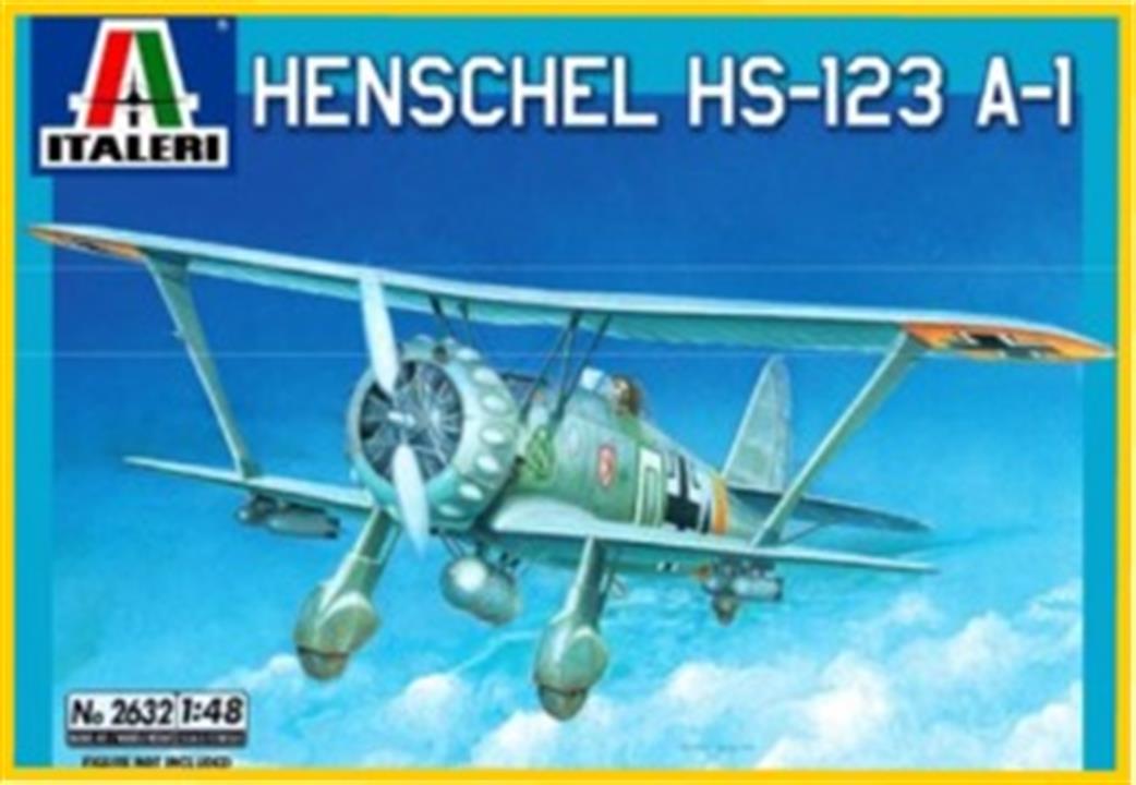 Italeri 2632 German HS-123 A-1 1/48