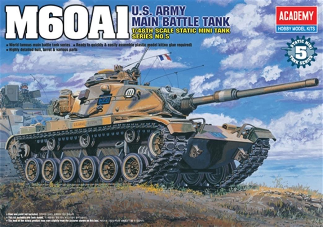 Academy 13009 US M60A1 Main Battle Tank 1/48