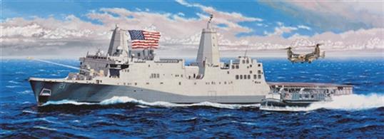 Gallery Models (MRC) 1/350th USS New York LPD-21 Ship Kit GM64007Gallery Models 64007 a 1/350th scale model kit of the US Navies San Antonio Class LPD USS New York LPD-21.Glue and paints are required to assemble and complete the model (not included)