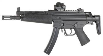 To Purchase you require membership of a Ikara Skirmish Club CardTWO TONE Blue/BlackFull metal upper and polymer lower receivers, adjustable hop up, Safe/Semi/full auto fire selection. complete with 200rd high capacity magazine, Battery and chargerFULL METALPOWER 1.1JPOWER RANGE 55MRATE OF FIRE 700WEIGHT 1870GLENGTH 54/69CMMAG CAPACITY 250BBSBAX accuracy systemBlow back systemACCESSORIES NOT INCLUDEDSpecificationsCalibre6mm BBTypeAEG